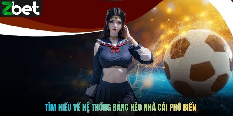 Tìm hiểu về hệ thống bảng kèo nhà cái phổ biến